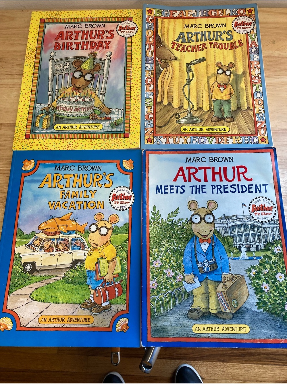 Lot of 4 ARTHUR'S ADVENTURE'S /Teacher Trouble/Meets the President/Family Vac...